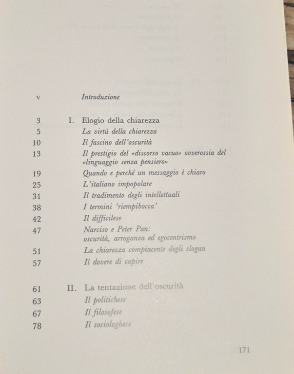 PARLAR CHIARO PARLARE OSCURO di Massimo Baldini 1989 Laterza I … | Immagine Gallery 5