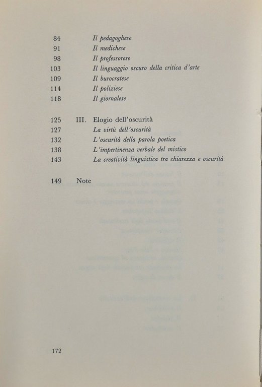 PARLAR CHIARO PARLARE OSCURO di Massimo Baldini 1989 Laterza I … | Immagine Gallery 6