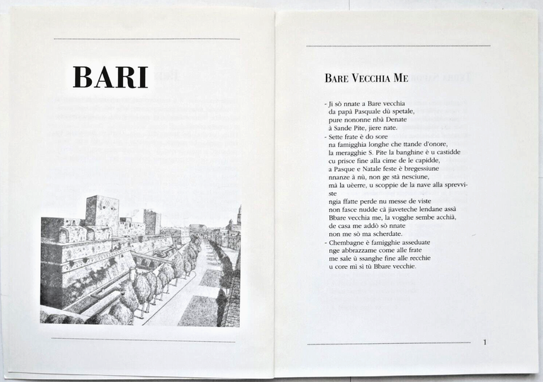 PARLE VOCCA ME di Gaetano Barracane libro poesie dialetto barese …