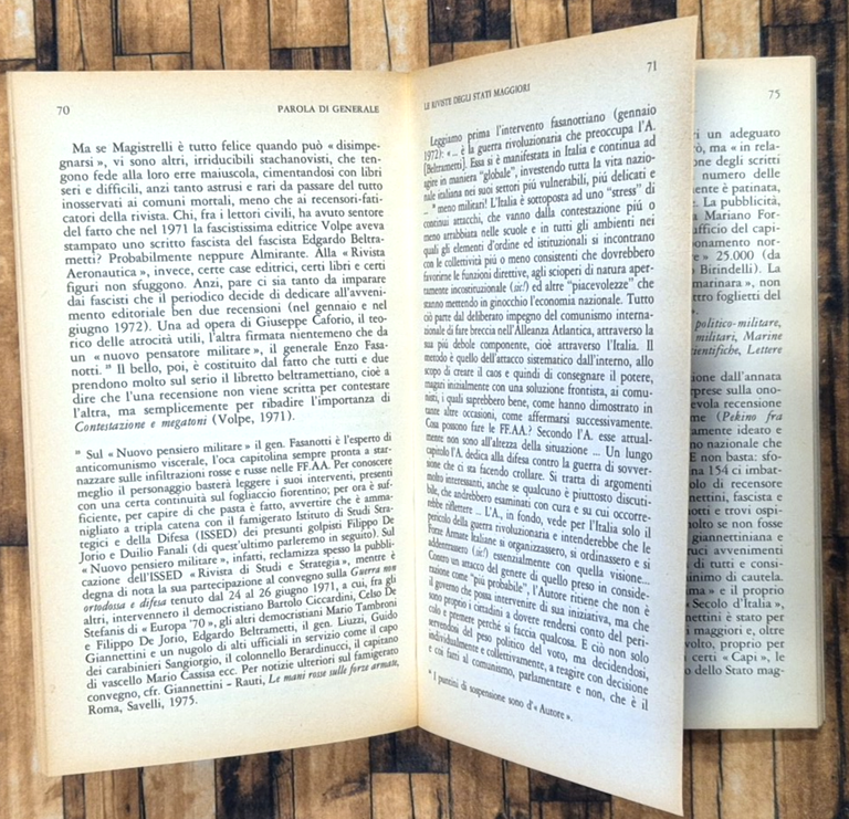 PAROLA DI GENERALE Giancarlo Lehner Neofascismo forze armate 1975 Mazzotta … | Immagine Gallery 4