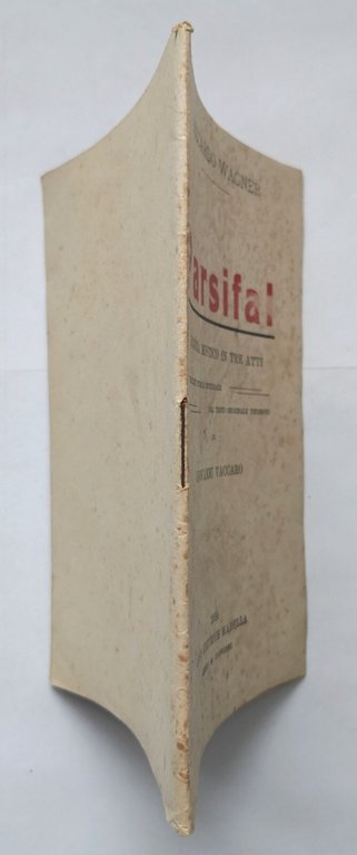 PARSIFAL dramma mistico in 3 atti di Riccardo Wagner 1914 …