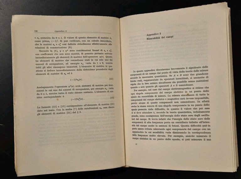 PARTICELLE ELEMENTARI di Enrico Fermi 1952 Einaudi Libro fisica fascia …