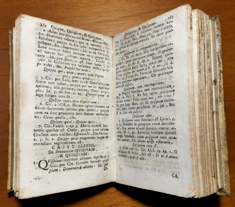 PARTICULAE LATINAE ORATIONIS ab Horatio Tursellino 1806 Orsini libro antico …