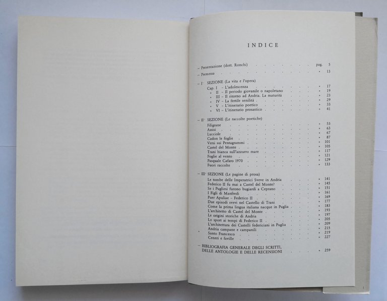 PASQUALE CAFARO di Pietro Petrarolo 1985 Banca Popolare Andriese Libro …