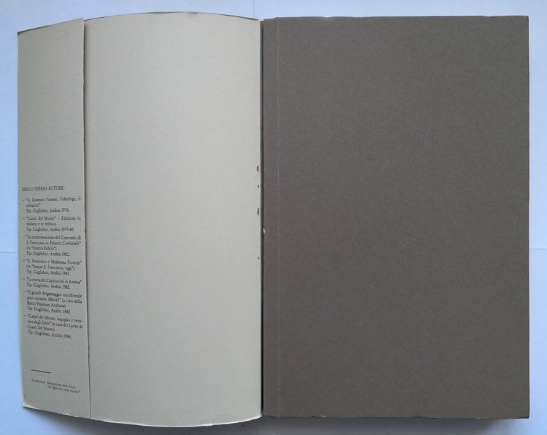PASQUALE CAFARO di Pietro Petrarolo 1985 Banca Popolare Andriese Libro …