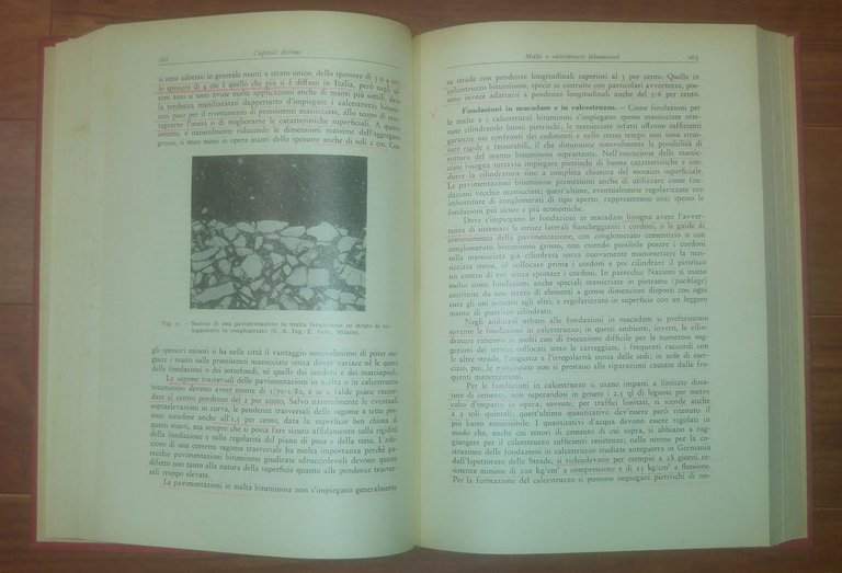 PAVIMENTAZIONI STRADALI di Bruno Bolis Aldo Di Renzo 1952 Hoepli …