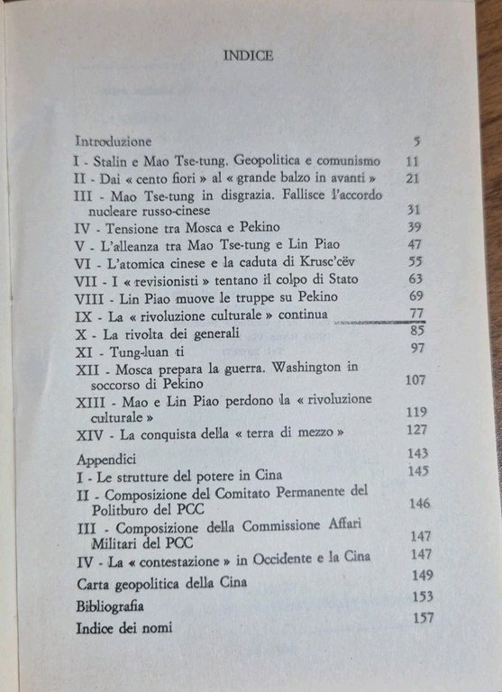 PEKINO TRA WASHINGTON E MOSCA di Guido Giannettini 1972 Gianni …