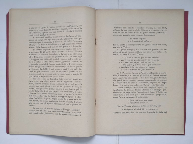 PEL CINQUANTENARIO DELLA PROCLAMAZIONE DEL REGNO di Pasquale Squicciarini 1911