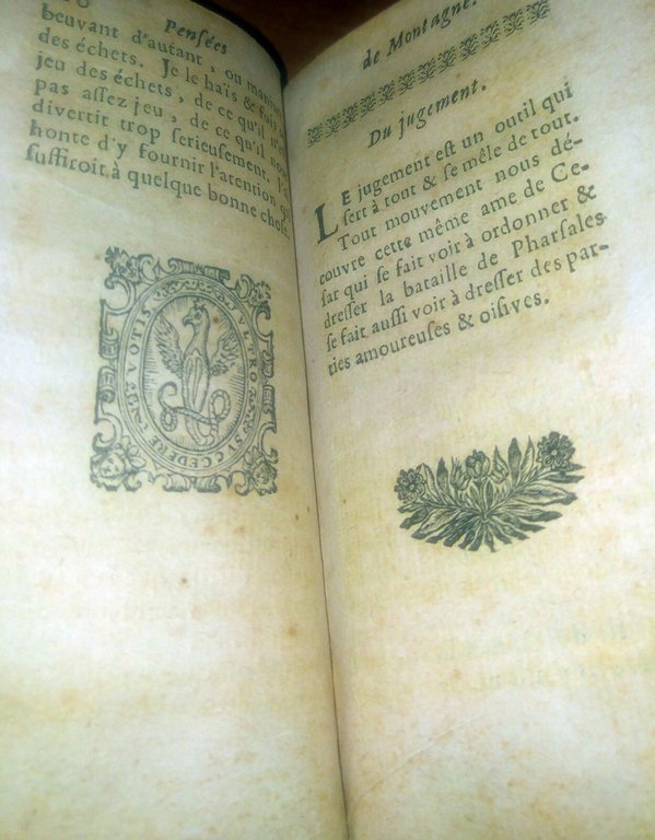 PENSEES DE MONTAGNE PROPRES A FORMER L'ESPRIT ET LES MOEURS …