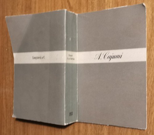 PENSIERI DI UN LIBERTINO di Arrigo Cajumi 1947 libro romanzo …