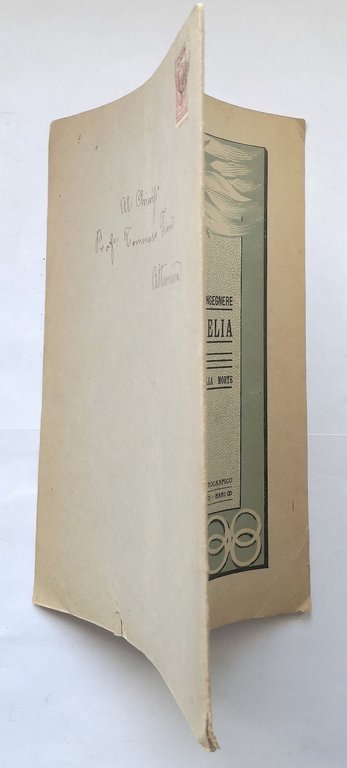 PER L'INGEGNERE VINCENZO D'ELIA ELOGIO NEL I ANNIVERSARIO DELLA MORTE …