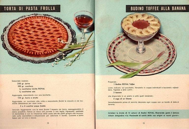 PER LA SPOSA RICETTARIO ROYAL 1954 Cernuschi Libro ricette cucina …