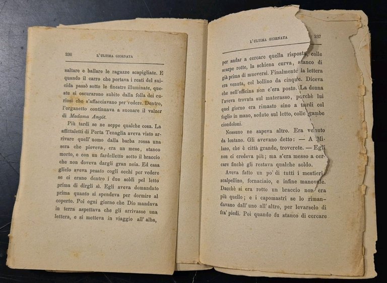 PER LE VIE novelle di Giovanni Verga 1914 Fratelli Treves …