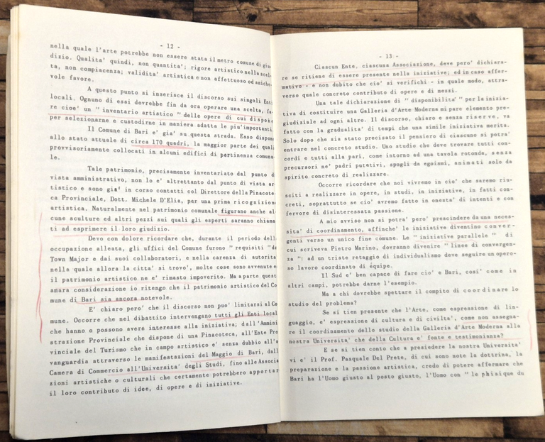 PER UNA GALLERIA D'ARTE MODERNA A BARI 1966 Assessorato Cultura … | Immagine Gallery 4