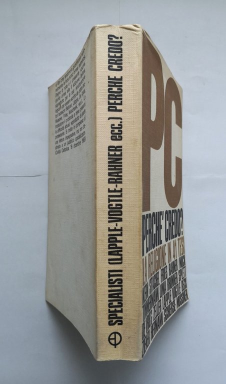 PERCHÈ CREDO di Walter Kern Gunter Stachel 1969 edizioni Paoline …