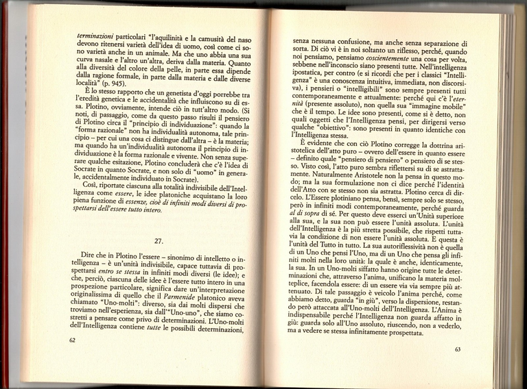 PERCHÈ LEGGERE PLOTINO di Vittorio Mathieu 1992 Rusconi Libro filosofia