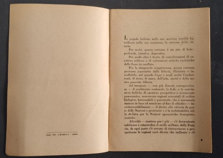 PERCHÈ PERDERANNO di Alfredo Cucco Europa Libro anni '40 2 …