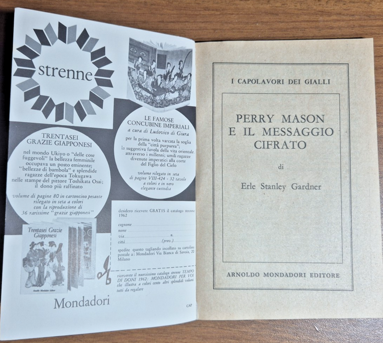 PERRY MASON E IL MESSAGGIO CIFRATO di Erle Stanley Gardner …
