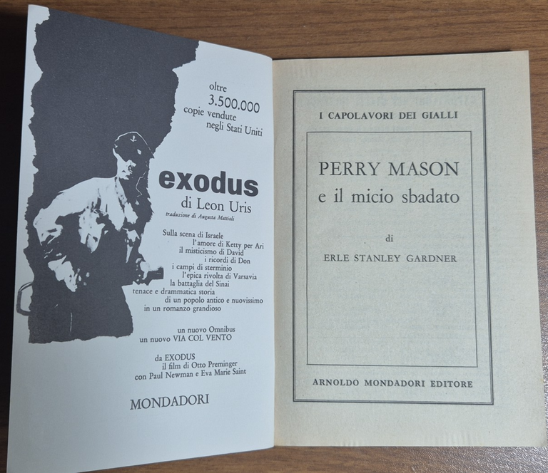 PERRY MASON E IL MICIO SBADATO di Erle Stanley Gardner …