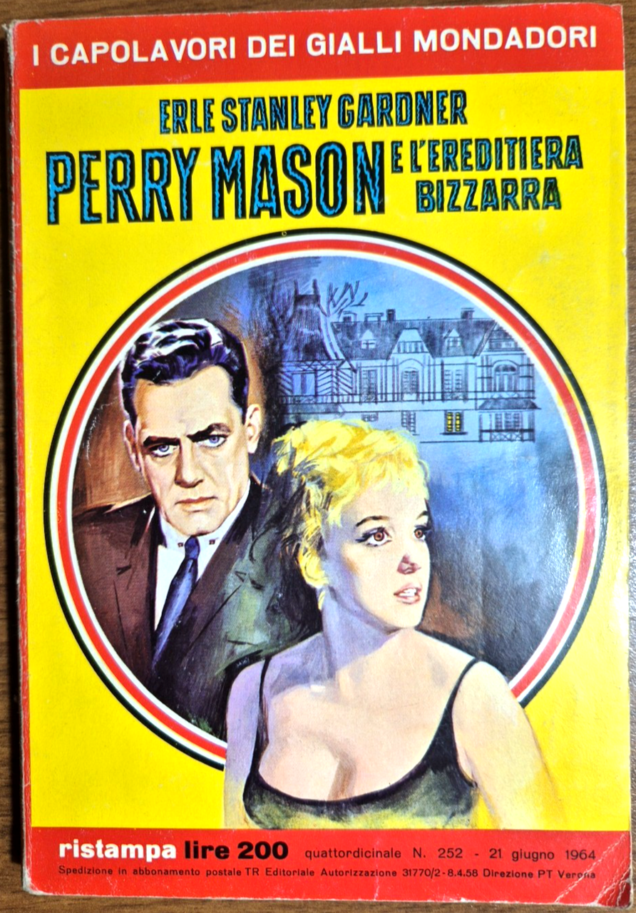 PERRY MASON E L'EREDITIERA BIZZARRA di Erle Stanley Gardner 1964 …