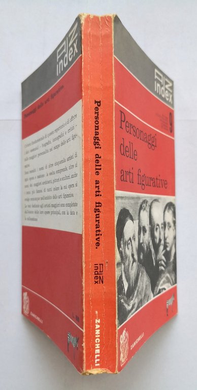 PERSONAGGI DELLE ARTI FIGURATIVI 1960 Zanichelli Libro dizionario pittori sculto