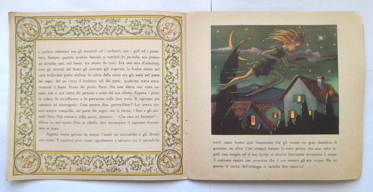 PETER PAN 1954 libricino illustrato per infanzia favole dei bimbi …