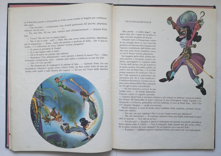 PETER PAN di Walt Disney 1965 Mondadori Libro illustrato infanzia …