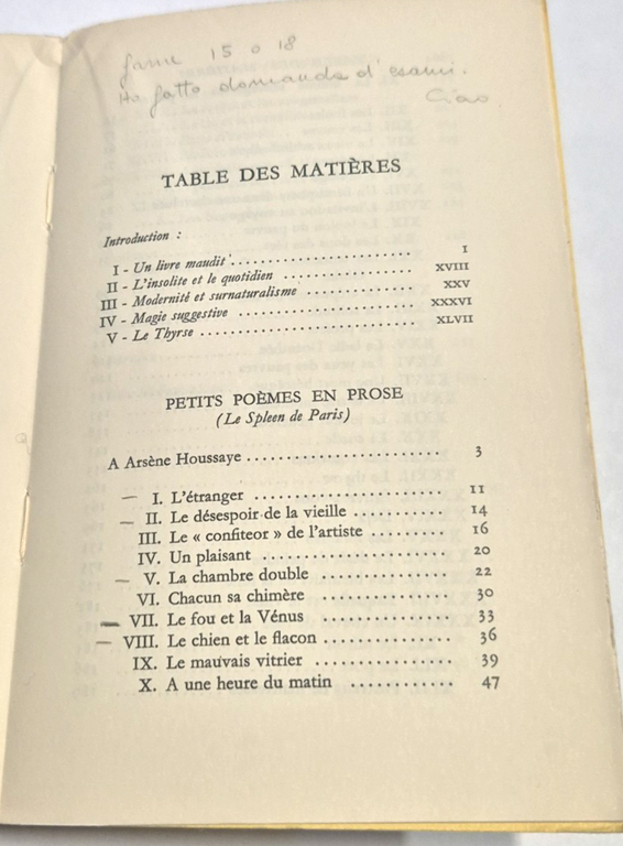 PETITS POEMES EN PROSE le Spleen de Paris di Charles … | Immagine Gallery 6