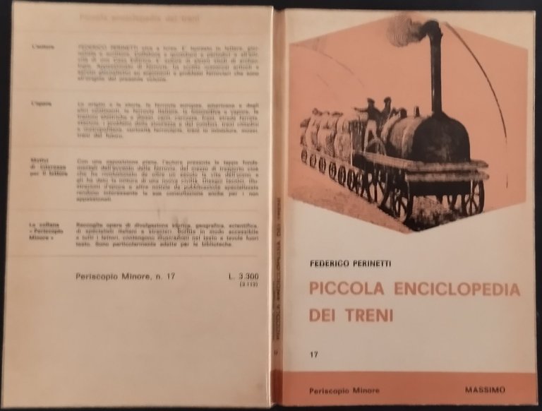 PICCOLA ENCICLOPEDIA DEI TRENI di Federico Perinetti 1974 Massimo Libro