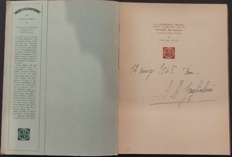 PICCOLE MISERIE DELLA VITA CONIUGALE di Honorè De Balzac 1944 …