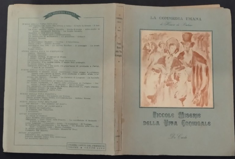 PICCOLE MISERIE DELLA VITA CONIUGALE di Honorè De Balzac 1944 …