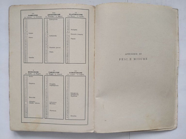 PICCOLO DIZIONARIO DI MITOLOGIA E ANTICHITÀ CLASSICHE Palazzi Ghedini 1938 …