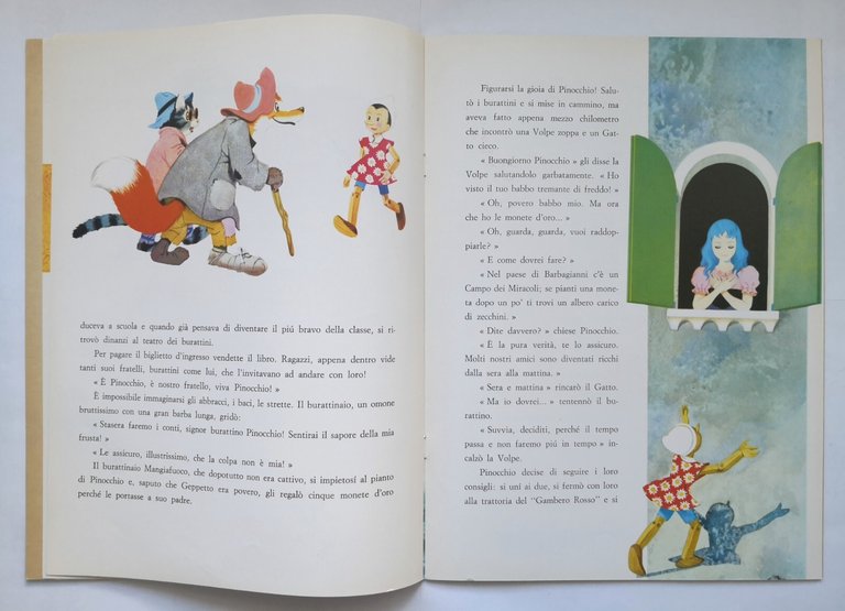 PINOCCHIO di Carlo Collodi 1982 RUMA libro illustrato Livraghi infanzia …