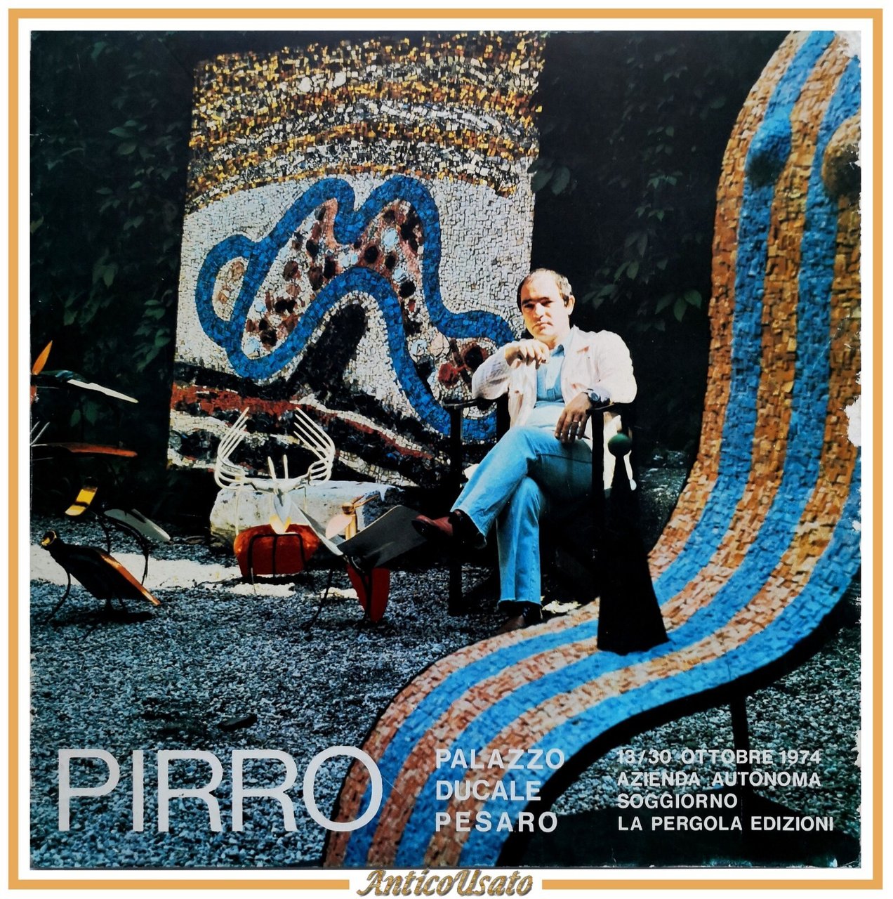 PIRRO Palazzo Ducale Pesaro 1974 La Pergola Libro catalogo mostra …