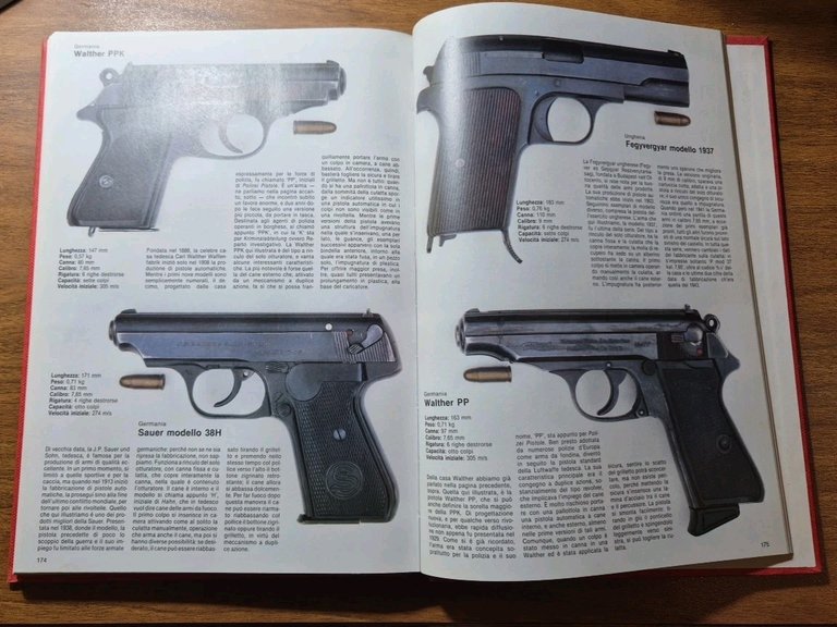 PISTOLE E REVOLVERS ENCICLOPEDIA ILLUSTRATA di Frederick Myatt 1982 Libro …