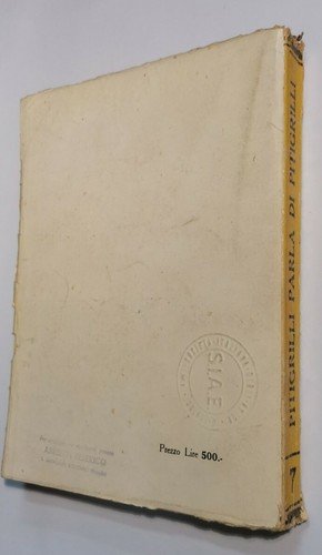 PITIGRILLI PARLA DI PITIGRILLI 1953 Sonzogno libro romanzo Dino Segre