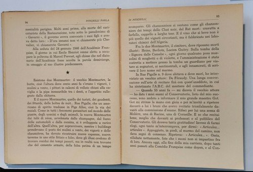 PITIGRILLI PARLA DI PITIGRILLI 1953 Sonzogno libro romanzo Dino Segre