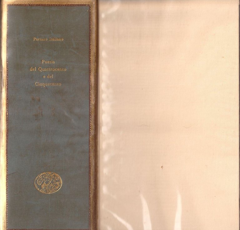 POESIA DEL QUATTROCENTO E DEL CINQUECENTO 1971 Einaudi Parnaso Libro …