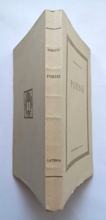 POESIE di Armando Perotti 1958 Laterza Bari