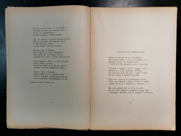 POESIE di Demetrio Ondei 1924 Mondadori libro | Immagine Gallery 3