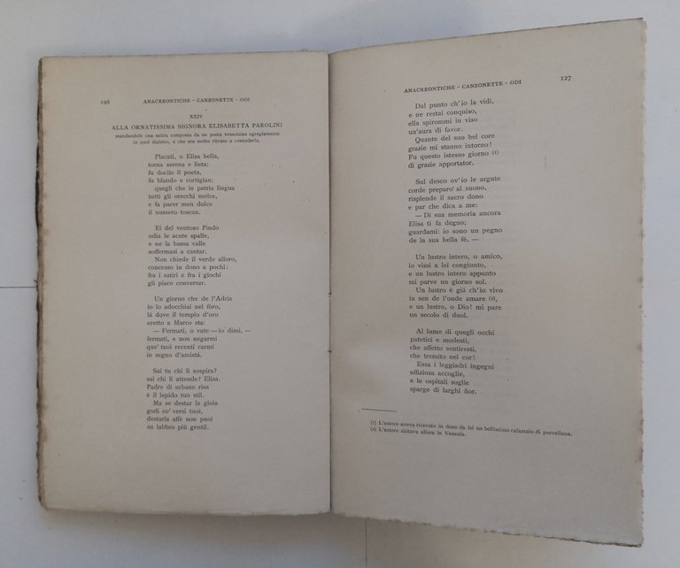 POESIE di Iacopo Vittorelli 1911 Laterza scrittori d'Italia Libro