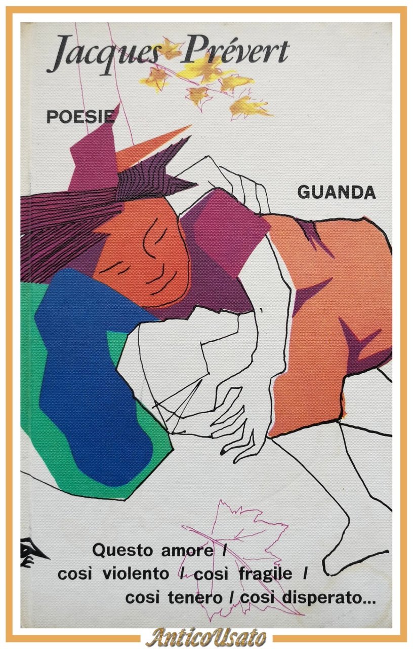 POESIE di Jacques Prevert 1971 Guanda libro