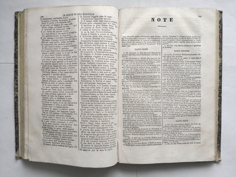 POESIE di Vincenzo Monti con note 1837 Tipografi Spampinato libro …