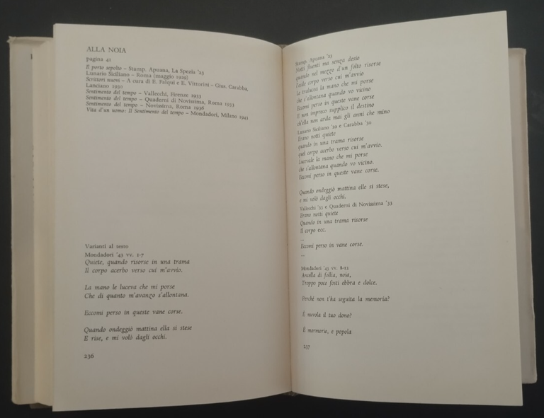 POESIE DISPERSE di Giuseppe Ungaretti 1964 Mondadori Libro lo specchio