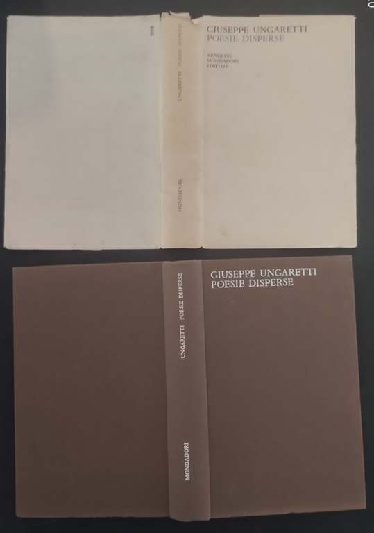 POESIE DISPERSE di Giuseppe Ungaretti 1964 Mondadori Libro lo specchio