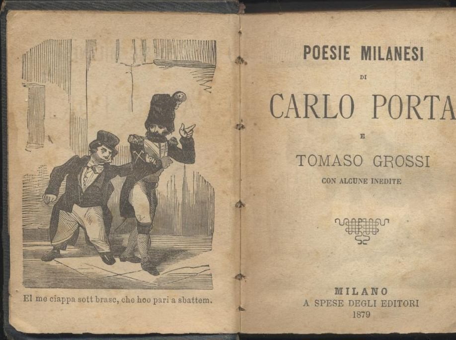 POESIE MILANESI DI CARLO PORTA E TOMASO GROSSI - Guigoni …