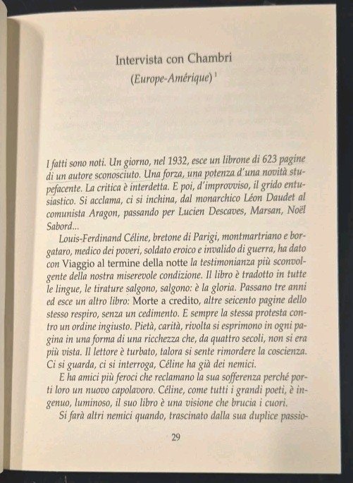 POLEMICHE di Louis Ferdinand Celine 1995 Ugo Guanda Libro