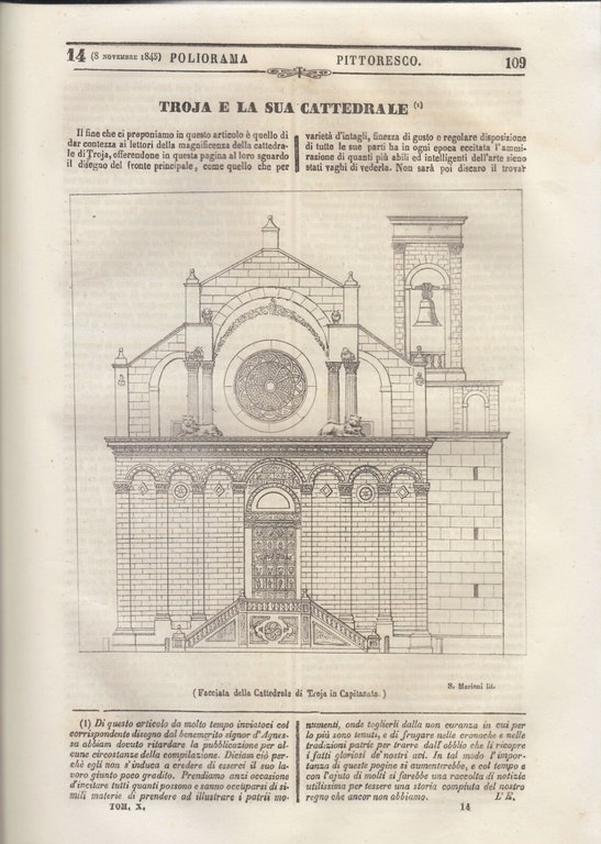 POLIORAMA PITTORESCO anno X 1845 1846 annata completa rivista illustrata …