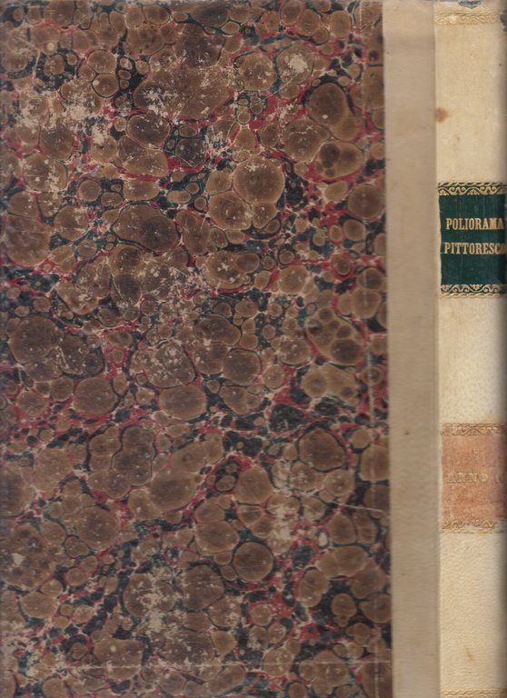 POLIORAMA PITTORESCO anno X 1845 1846 annata completa rivista illustrata …