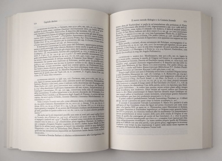 POLIZIANO E L'UMANESIMO DELLA PAROLA di Vittore Branca 1983 Einaudi …